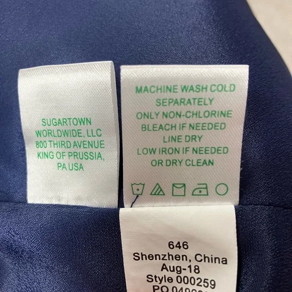 Lilly Pulitzer, navy blue dress, XS-S. - Picture 5 of 5